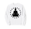 Yoga Pose Stars Yogi Spiritual Sweatshirt - Minimalist Print Men Women - T-Shirt, Sweatshirt, Hoodie