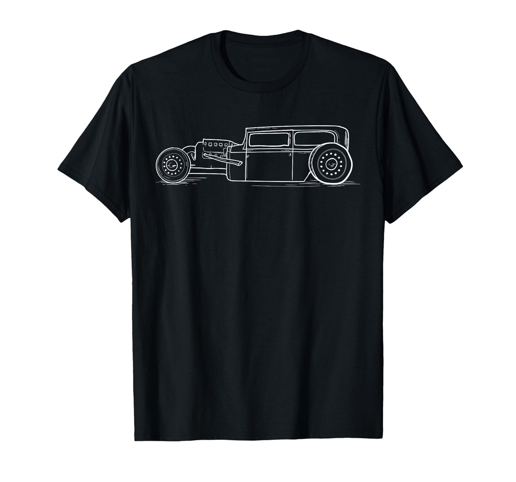 Hot Rod Rat Street Fink Steampunk Car T-Shirt - Trendy Graphic for Adults - T-Shirt, Sweatshirt, Hoodie