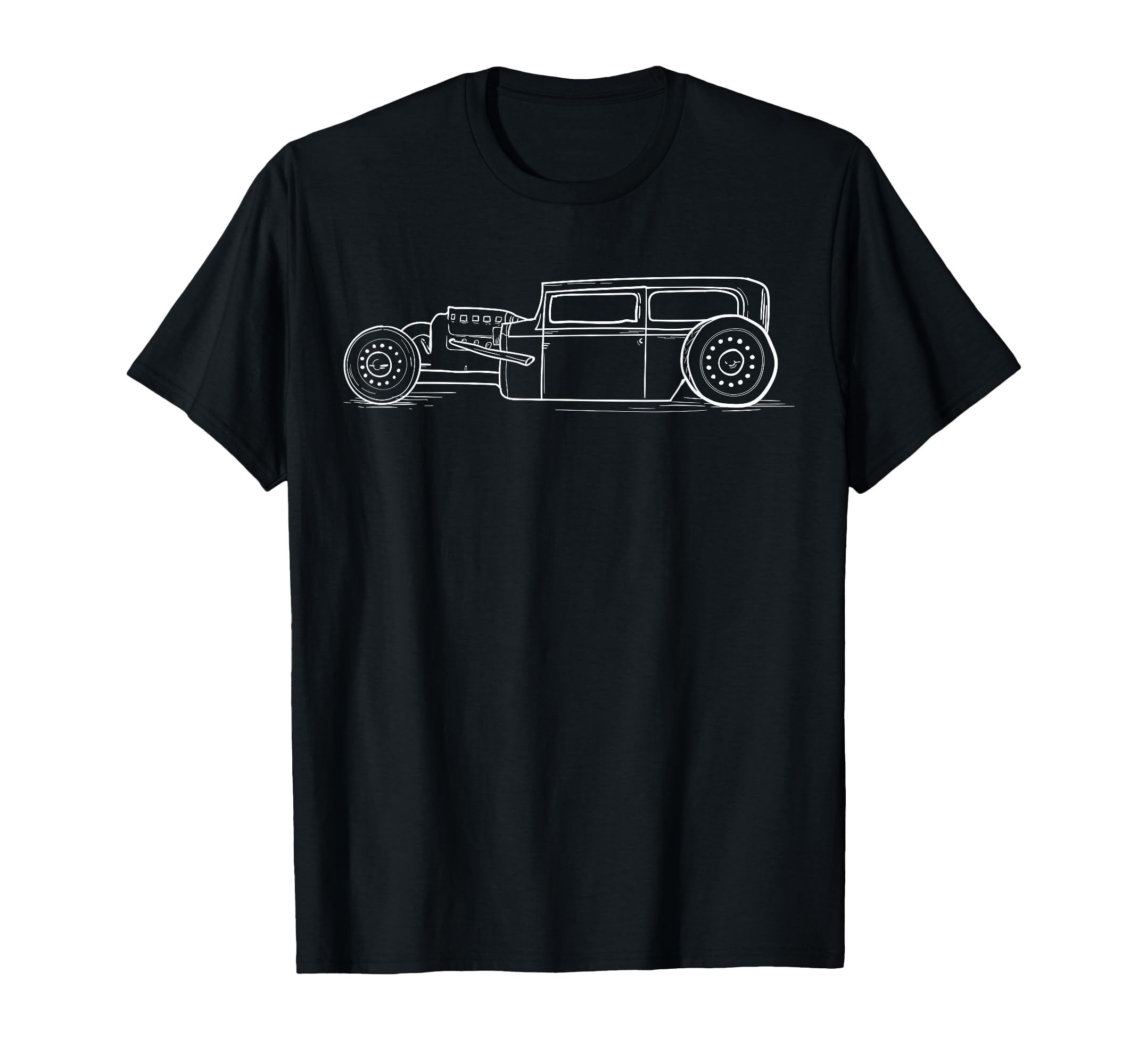 Hot Rod Rat Street Fink Steampunk Car T-Shirt - Trendy Graphic for Adults - T-Shirt, Sweatshirt, Hoodie