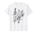 Tan Sand Beige Boho Wildflowers T-Shirt - Aesthetic Graphic Men Women - T-Shirt, Sweatshirt, Hoodie