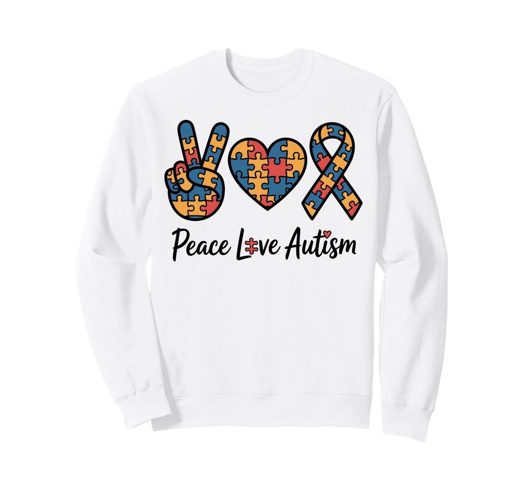 Autism Mom Dad Autism Awareness Sweatshirt - Casual Everyday Wear Unisex - T-Shirt, Sweatshirt, Hoodie