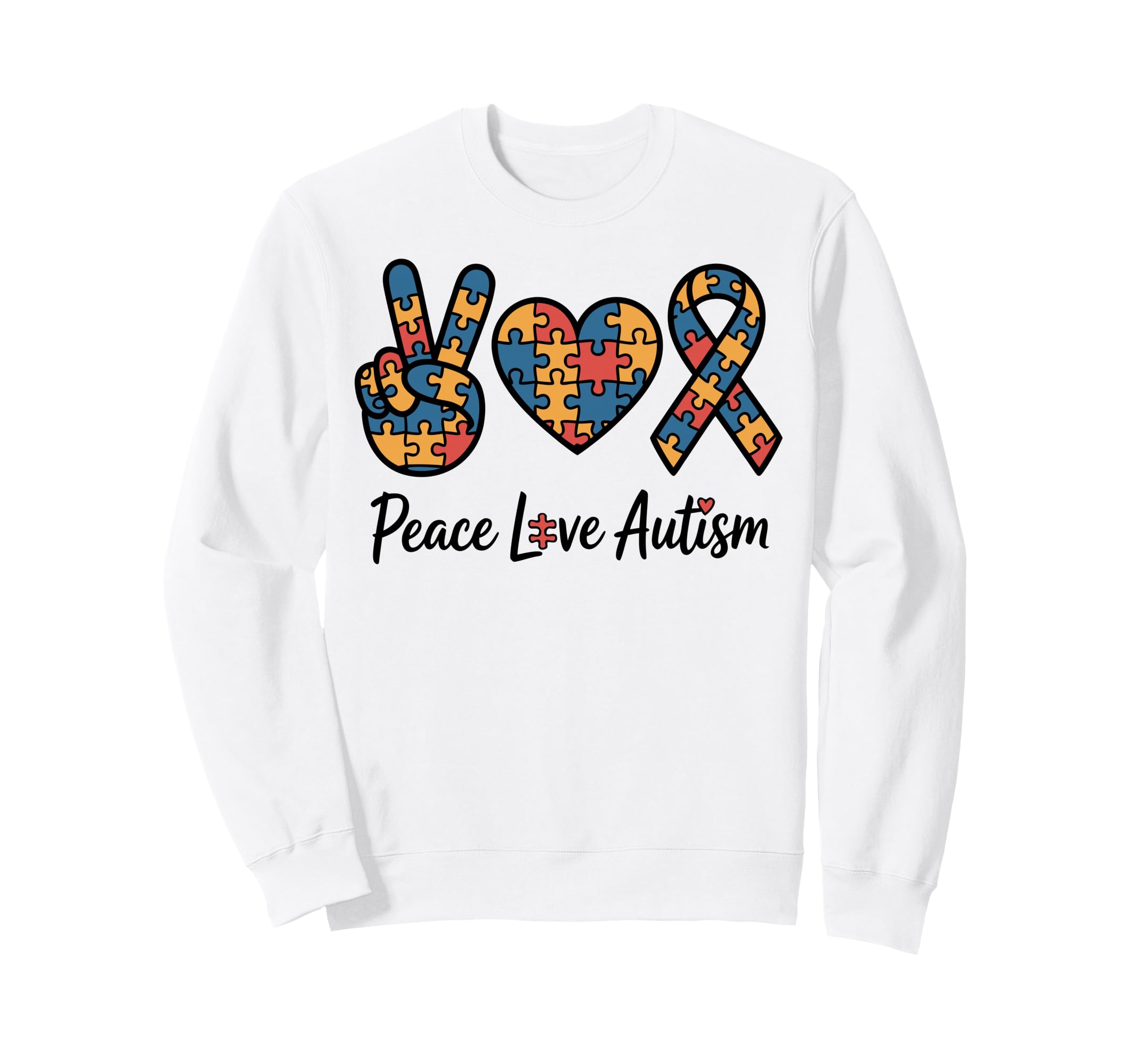 Autism Mom Dad Autism Awareness Sweatshirt - Casual Everyday Wear Unisex - T-Shirt, Sweatshirt, Hoodie