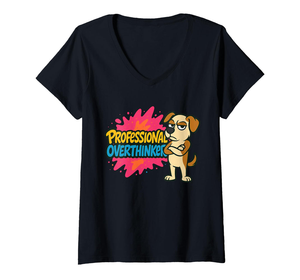 Womens Professional Overthinker Urban T-Shirt - Graphic Print Unisex - T-Shirt, Sweatshirt, Hoodie
