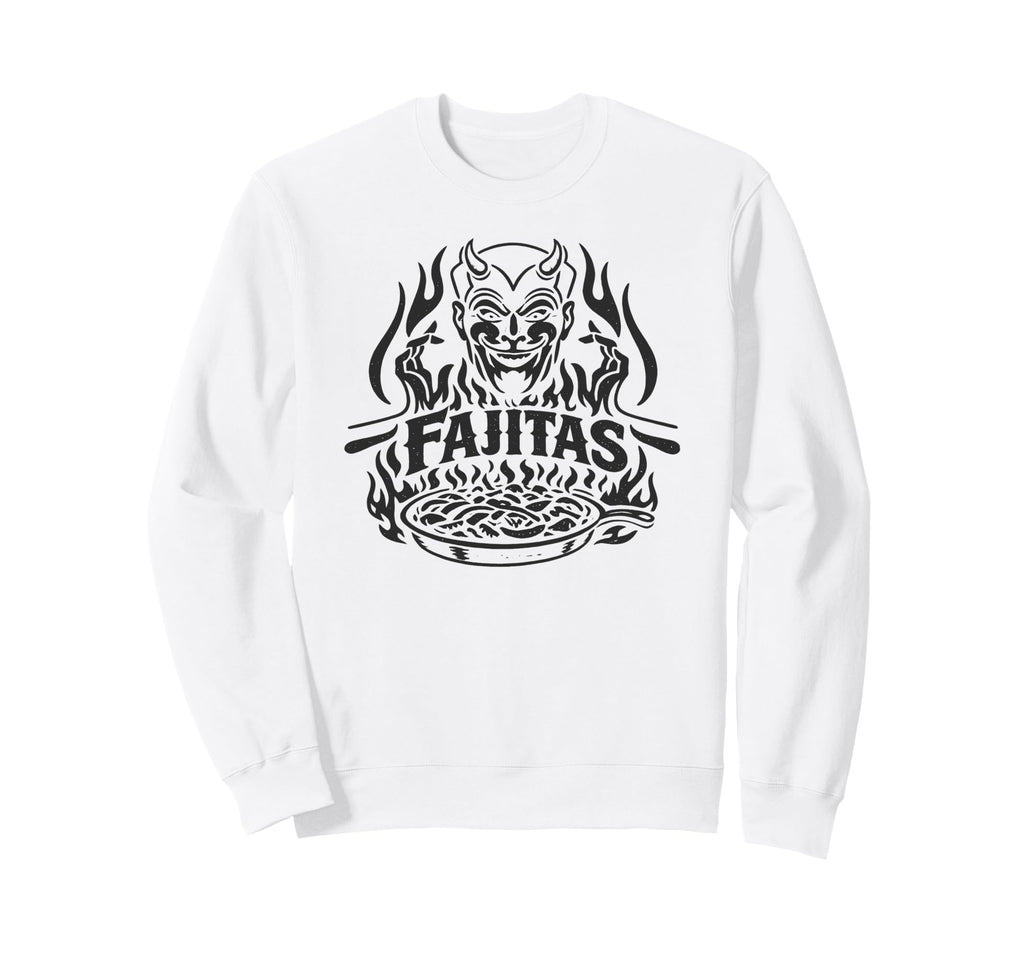 Southwest Fajitas Looking Devil Mascot Sweatshirt - Graphic Print Unisex - T-Shirt, Sweatshirt, Hoodie