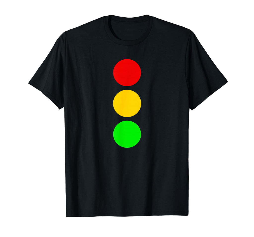 Traffic Signal Stop Caution Go Stop T-Shirt - Minimalist Print for Adults - T-Shirt, Sweatshirt, Hoodie