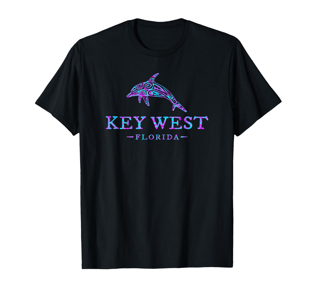 Key West Florida Souvenir Dolphin T-Shirt - Fun Novelty Design Men Women - T-Shirt, Sweatshirt, Hoodie