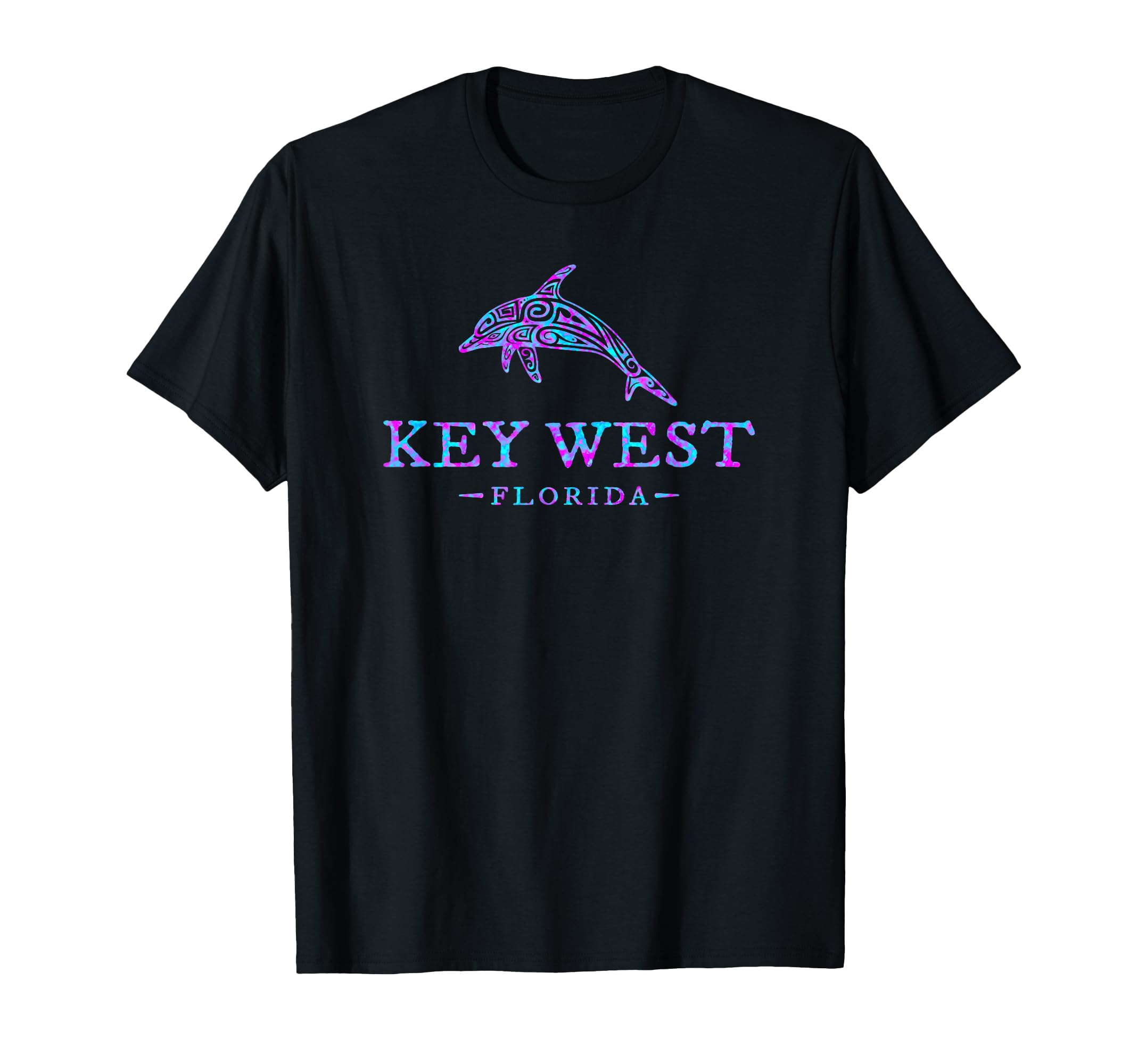 Key West Florida Souvenir Dolphin T-Shirt - Fun Novelty Design Men Women - T-Shirt, Sweatshirt, Hoodie