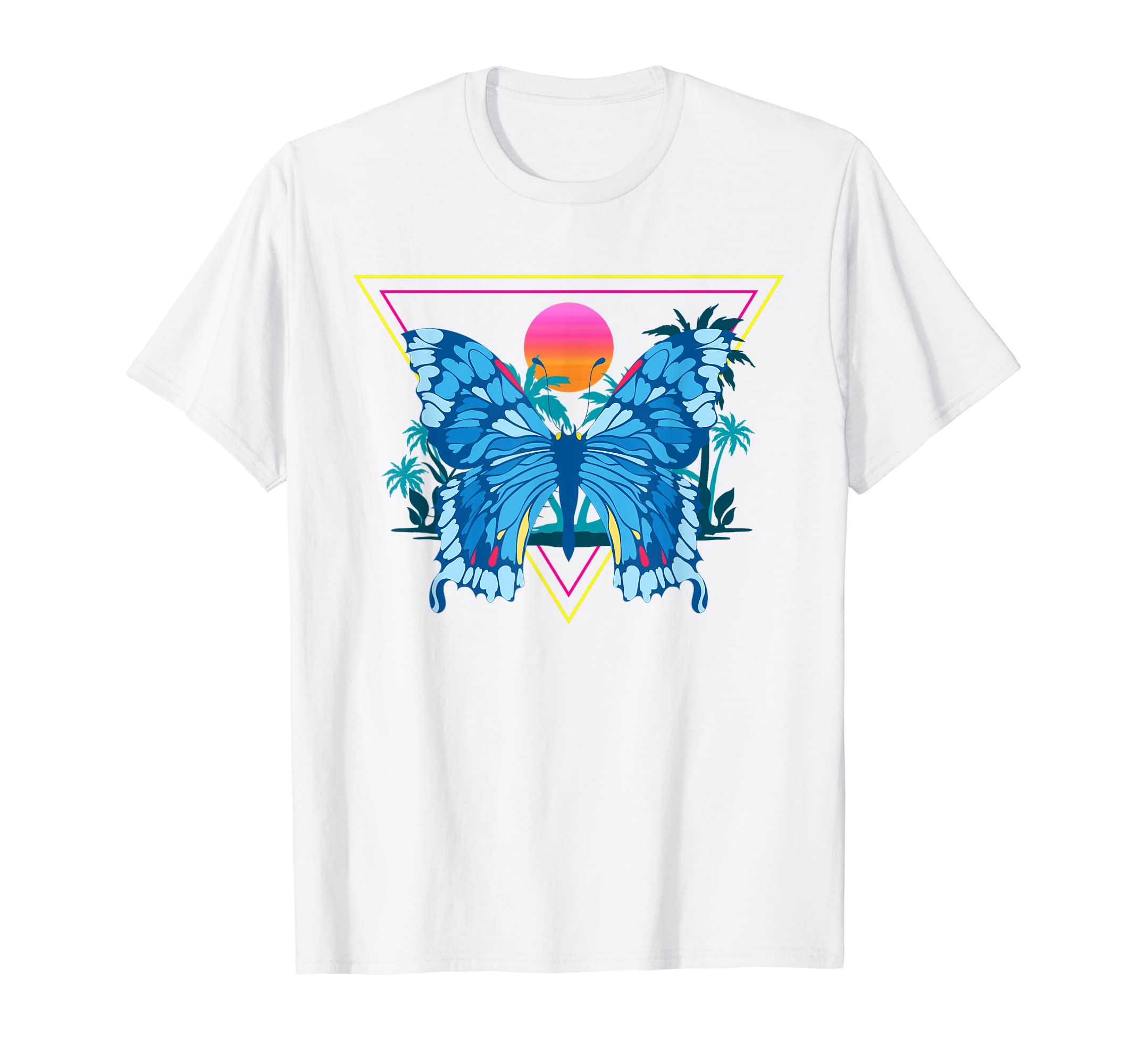 Pretty Butterfly Nature Insect 80S T-Shirt - Aesthetic Graphic for Adults - T-Shirt, Sweatshirt, Hoodie