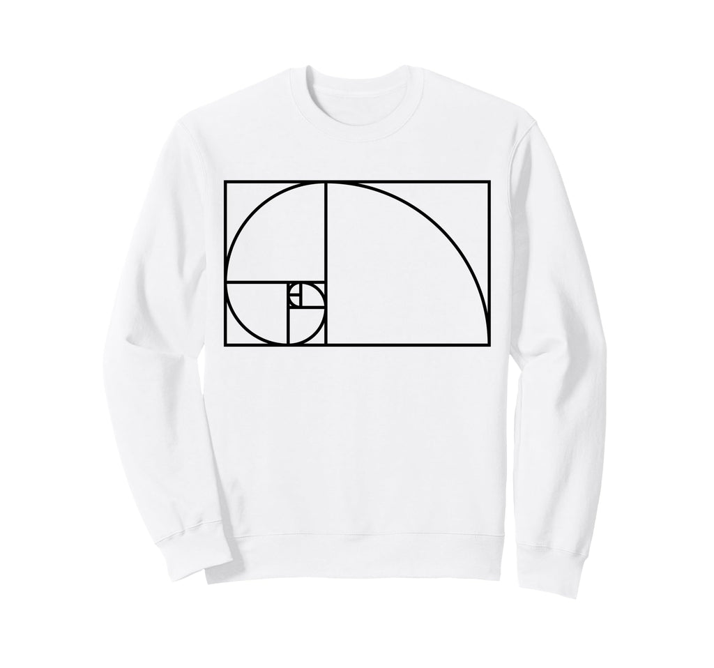 Fibonacci Sequence Golden Ratio Sweatshirt - Streetwear Style Unisex - T-Shirt, Sweatshirt, Hoodie