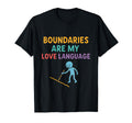 Boundaries Love Language Mental T-Shirt - Minimalist Print Men Women - T-Shirt, Sweatshirt, Hoodie