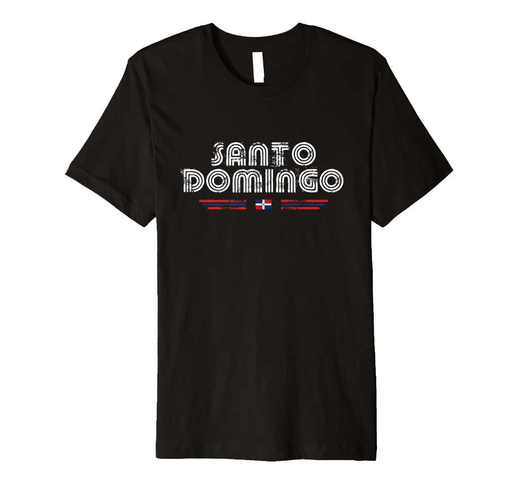Santo Domingo Dominican Republic 70S T-Shirt - Trendy Graphic for Adults - T-Shirt, Sweatshirt, Hoodie