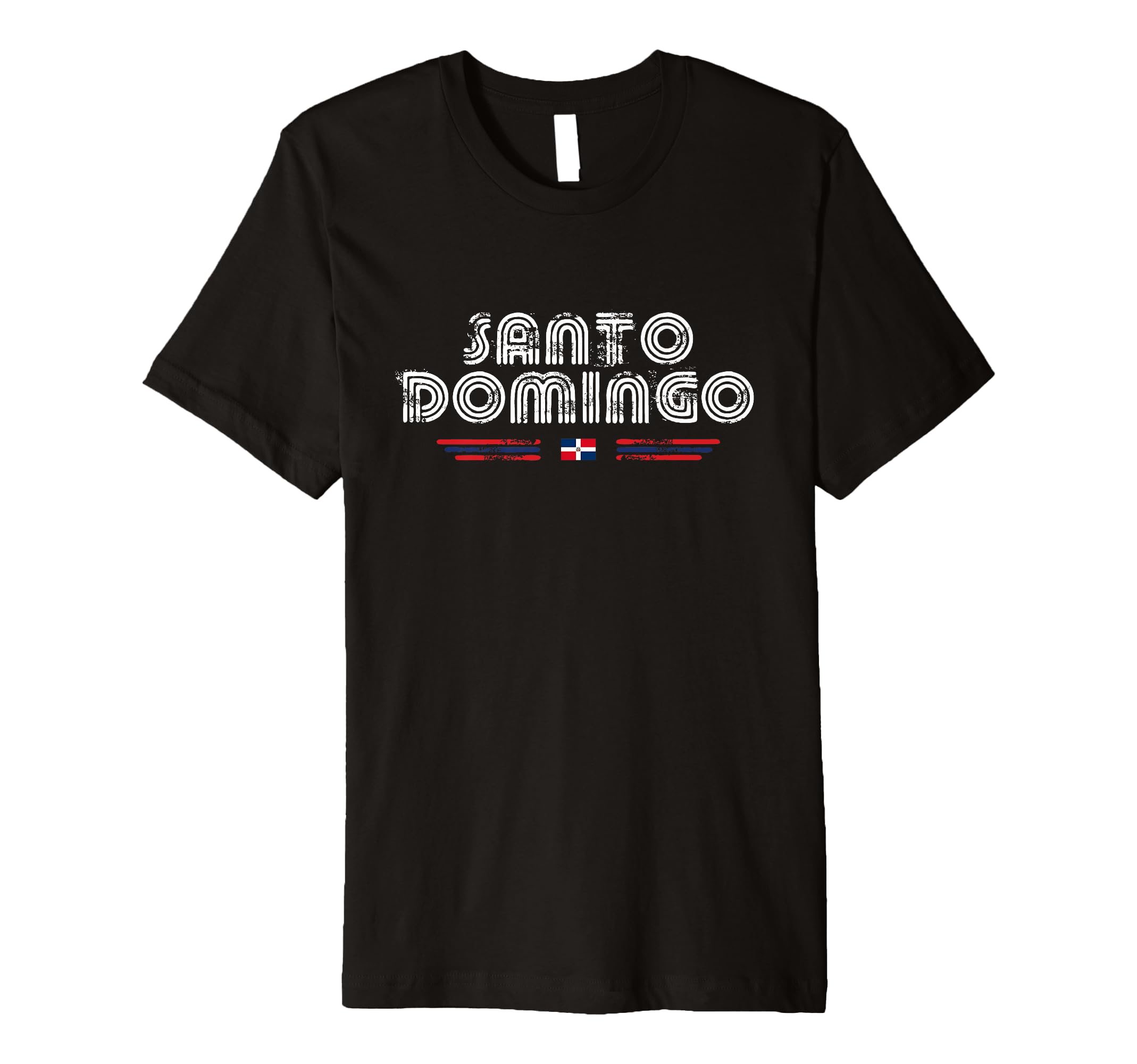 Santo Domingo Dominican Republic 70S T-Shirt - Trendy Graphic for Adults - T-Shirt, Sweatshirt, Hoodie