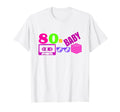 80S Neon Party Outfit Gift T-Shirt - Minimalist Print Unisex - T-Shirt, Sweatshirt, Hoodie