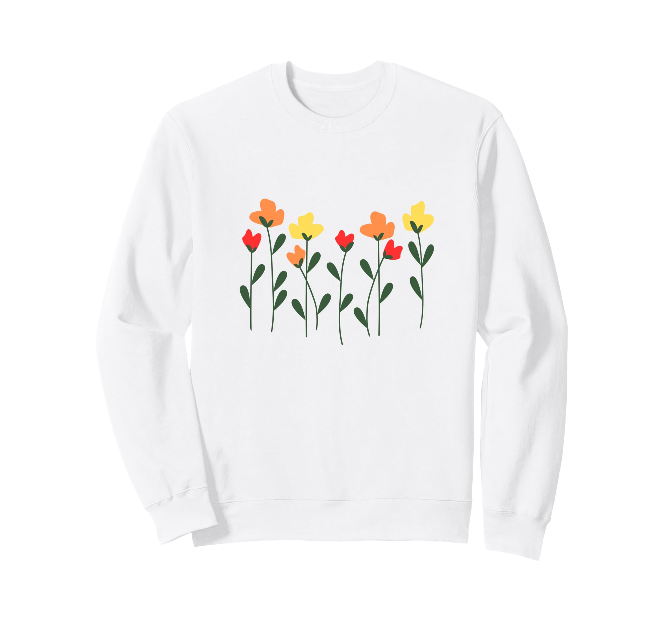 Flowers Boho Gardening Floral Sweatshirt - Unique Graphic for Adults - T-Shirt, Sweatshirt, Hoodie