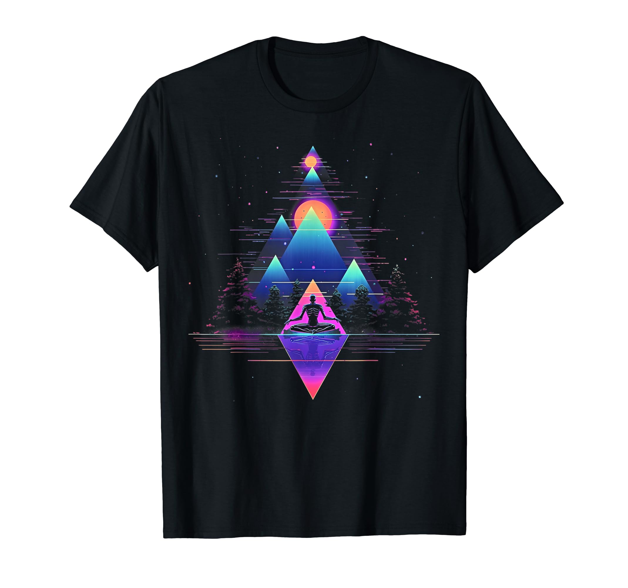 Synthwave Astronaut Cyberpunk 80S Sci Fi T-Shirt - Minimalist Print Unisex - T-Shirt, Sweatshirt, Hoodie