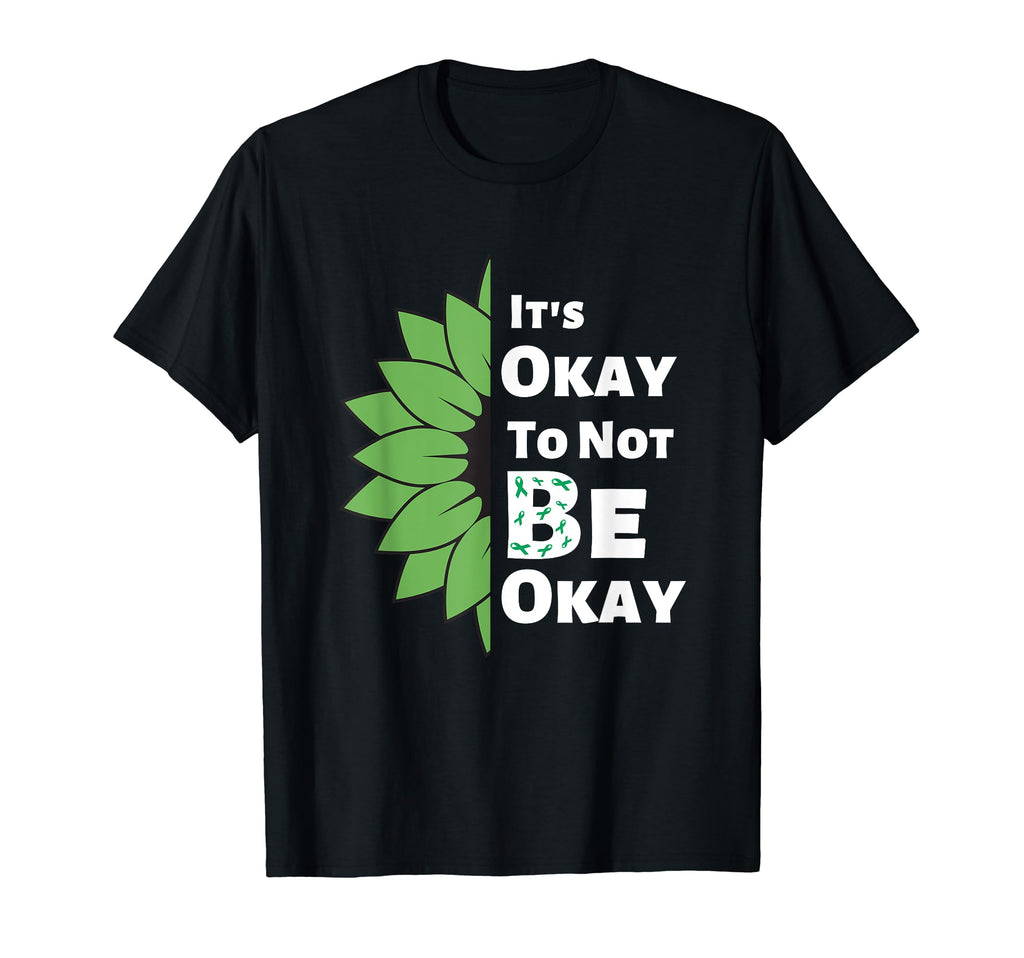 Its Okay To Not Be Okay Sunflower T-Shirt - Minimalist Print for Adults - T-Shirt, Sweatshirt, Hoodie