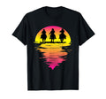 Cowboys Sunset Western Cowboy T-Shirt - Minimalist Print Unisex - T-Shirt, Sweatshirt, Hoodie