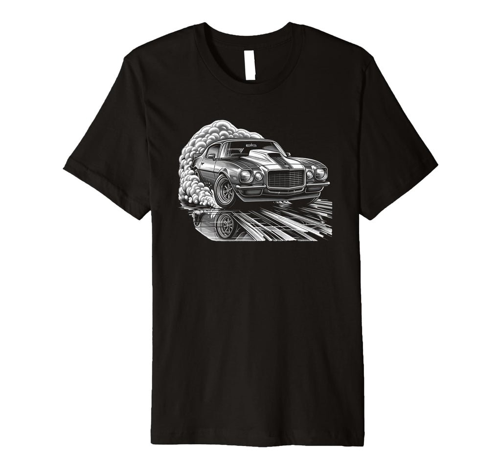 Muscle Car 60S 70S Car Lover T-Shirt - Unique Graphic Unisex - T-Shirt, Sweatshirt, Hoodie