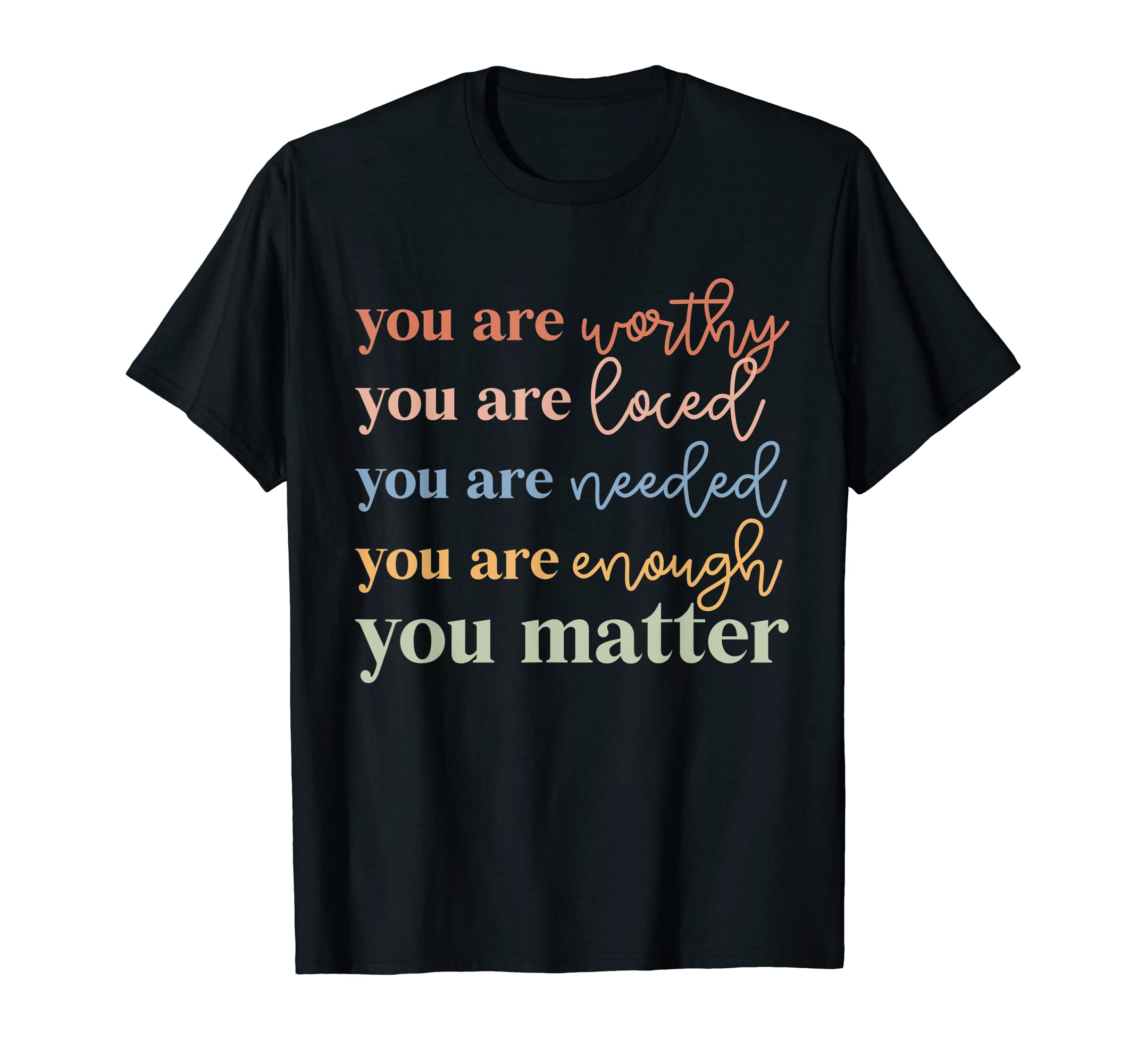 You Matter Kindness Counselor Groovy T-Shirt - Casual Everyday Wear Unisex - T-Shirt, Sweatshirt, Hoodie