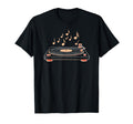 Vinyl Record Player Sketch Music Lovers T-Shirt - Unique Graphic Men Women - T-Shirt, Sweatshirt, Hoodie