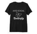 Social Distancing Anti Social Butterfly T-Shirt - Trendy Graphic Men Women - T-Shirt, Sweatshirt, Hoodie