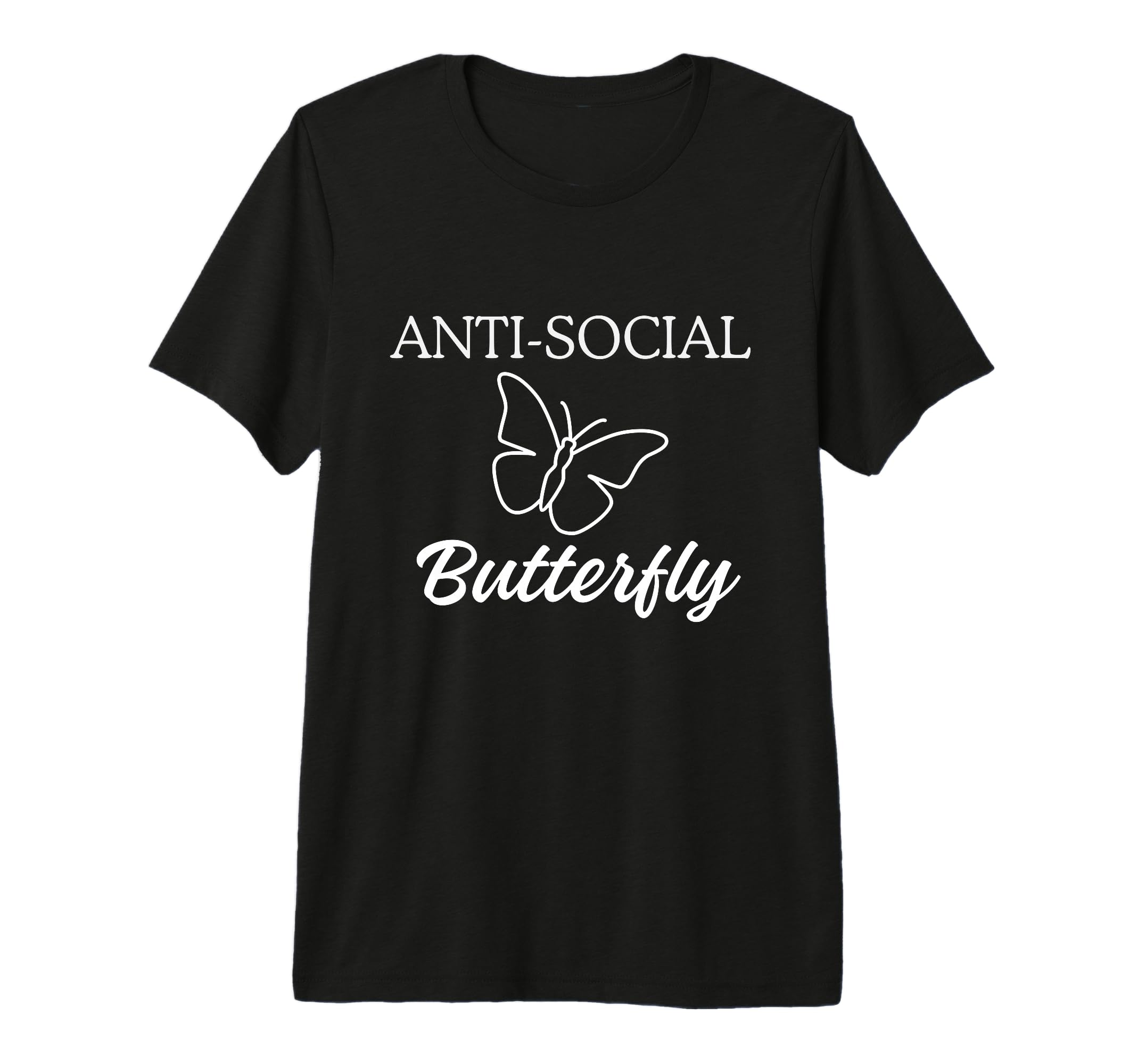 Social Distancing Anti Social Butterfly T-Shirt - Trendy Graphic Men Women - T-Shirt, Sweatshirt, Hoodie