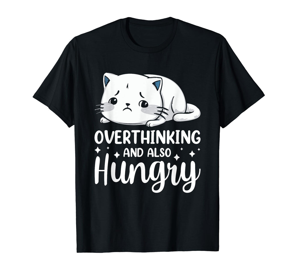 Hungry Overthinker Food Anxiety Sweatshirt - Custom Art Print Men Women - T-Shirt, Sweatshirt, Hoodie