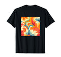 70S Wallpaper Flowers Floral Pattern T-Shirt - Aesthetic Graphic for Adults - T-Shirt, Sweatshirt, Hoodie