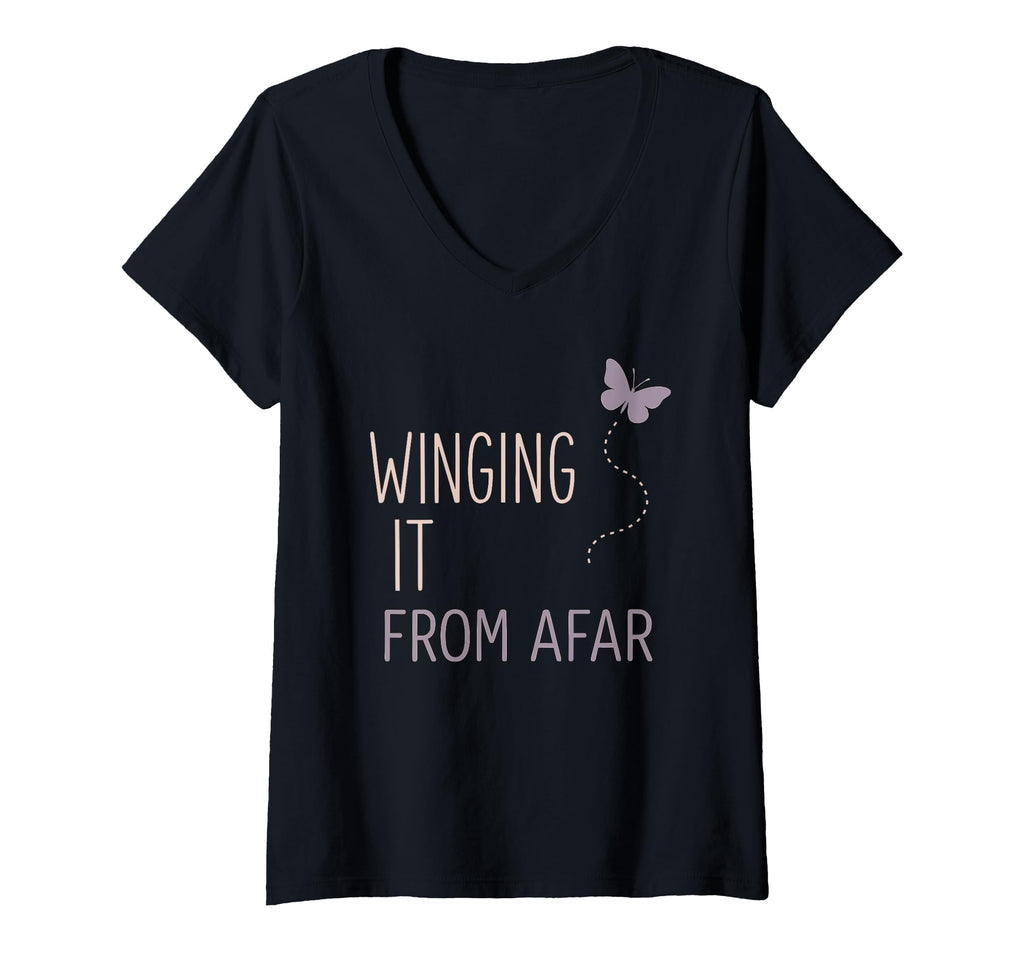 Womens Anti Social Butterfly T-Shirt - Minimalist Print for Adults - T-Shirt, Sweatshirt, Hoodie