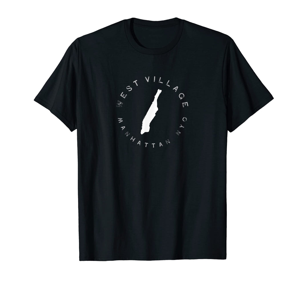 West Village New York Nyc T-Shirt - Fun Novelty Design for Adults - T-Shirt, Sweatshirt, Hoodie