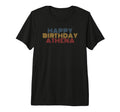 Happy Birthday Athena Personalized Name T-Shirt - Trendy Graphic Unisex - T-Shirt, Sweatshirt, Hoodie