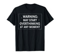 Sarcastic Introvert Warning May Start T-Shirt - Graphic Print for Adults - T-Shirt, Sweatshirt, Hoodie