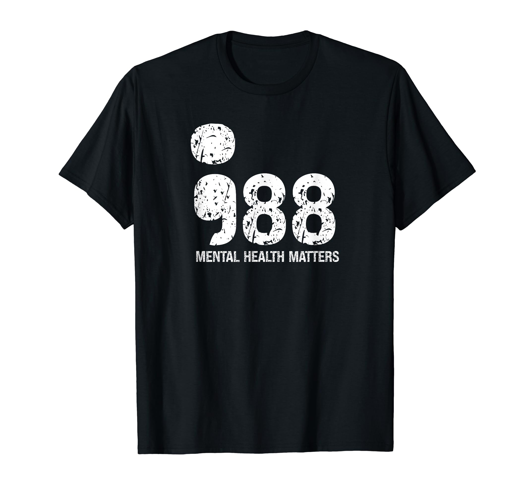 988 Mental Health Matters Suicide T-Shirt - Aesthetic Graphic Men Women - T-Shirt, Sweatshirt, Hoodie