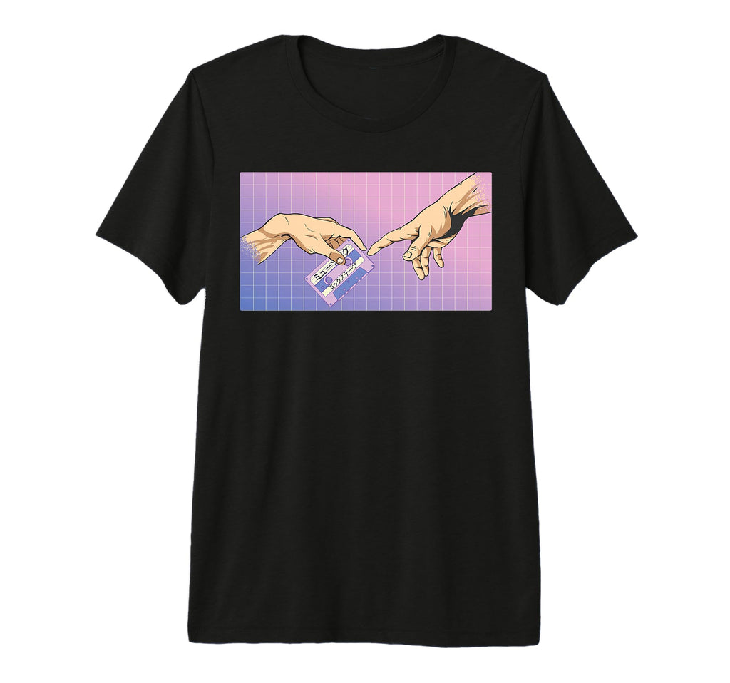 Vaporwave Aesthetic Music T-Shirt - Casual Everyday Wear Unisex - T-Shirt, Sweatshirt, Hoodie