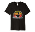 Goose Sunset Aesthetic Animal Lover T-Shirt - Fun Novelty Design for Adults - T-Shirt, Sweatshirt, Hoodie