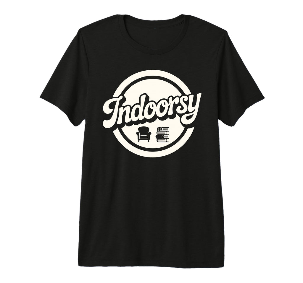 Antisocial Homebody Indoorsy Introvert Tri T-Shirt - Trendy Graphic Unisex - T-Shirt, Sweatshirt, Hoodie