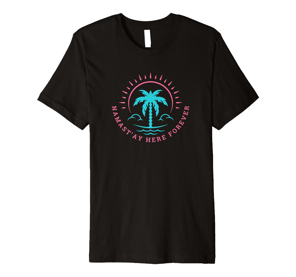 Mental Health Yoga Namastay Here T-Shirt - Unique Graphic for Adults - T-Shirt, Sweatshirt, Hoodie