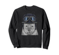 Finnish Spitz Wearing Motorcycle Sweatshirt - Minimalist Print Men Women - T-Shirt, Sweatshirt, Hoodie