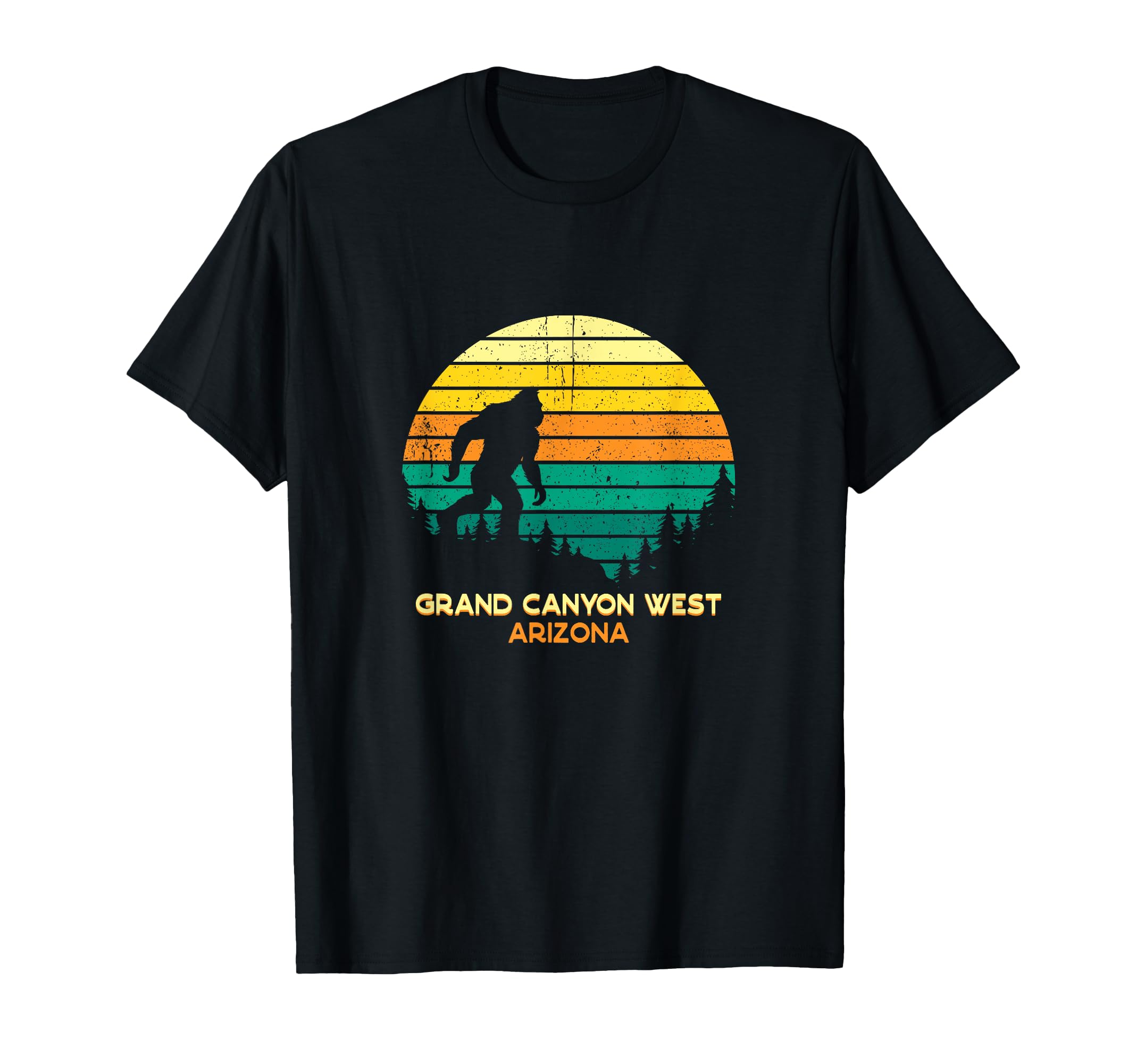 Grand Canyon West Arizona Bigfoot T-Shirt - Custom Art Print Unisex - T-Shirt, Sweatshirt, Hoodie