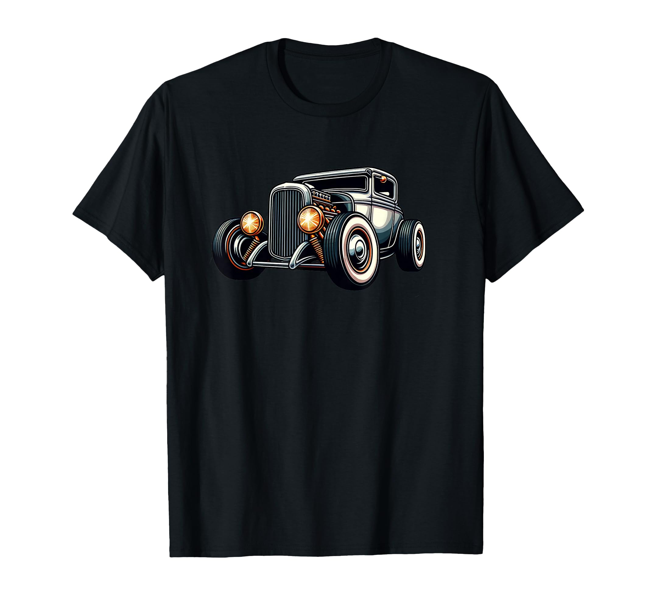 Hot Rod Custom Hotrod Car Illustration T-Shirt - Custom Art Print Unisex - T-Shirt, Sweatshirt, Hoodie