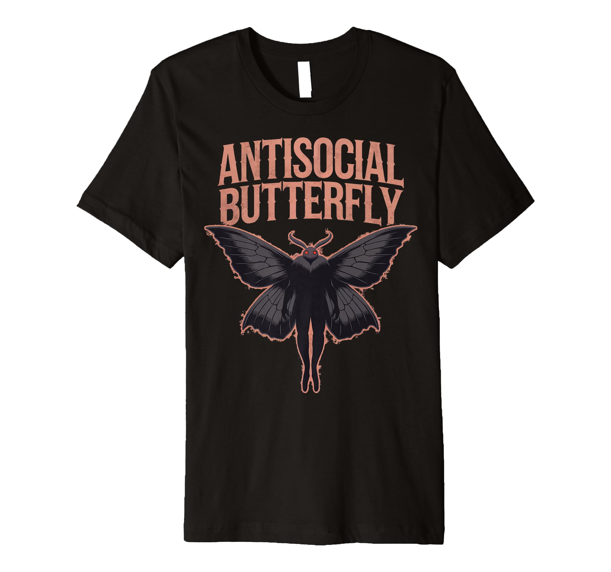 Cryptid Cryptozoology Mothman Introvert Sweatshirt - Graphic Print Unisex - T-Shirt, Sweatshirt, Hoodie
