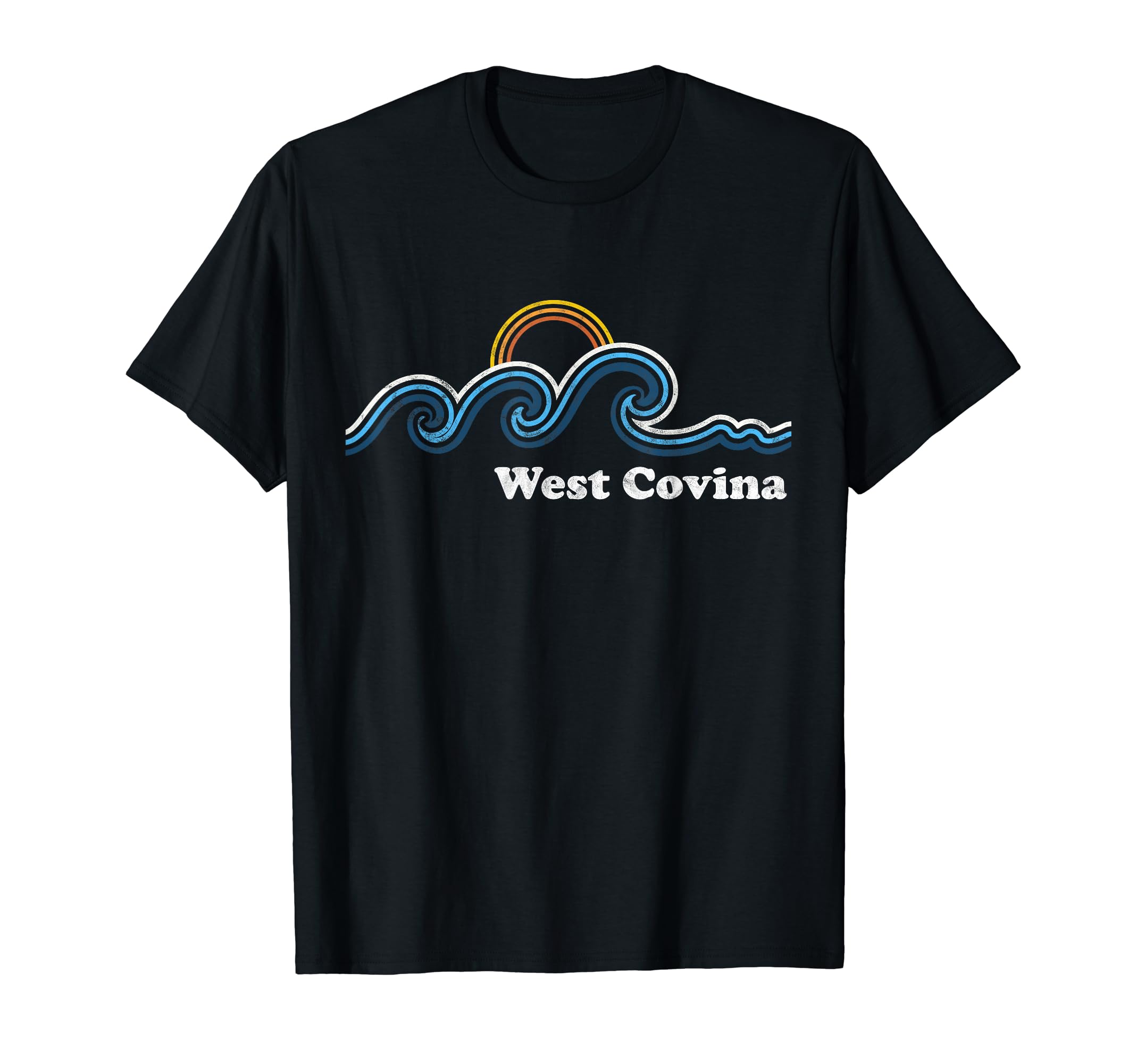 West Covina California Ca Beach Surf T-Shirt - Streetwear Style for Adults - T-Shirt, Sweatshirt, Hoodie