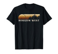 Horizon West Fl Evergreen Sunset Eighties T-Shirt - Graphic Print Unisex - T-Shirt, Sweatshirt, Hoodie