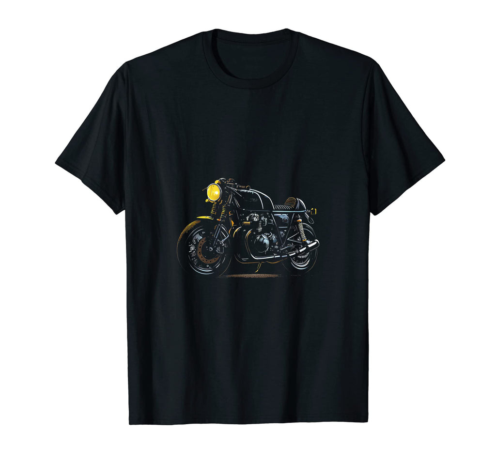 Stylish Cafe Racer Motorcycle T-Shirt - Aesthetic Graphic for Adults - T-Shirt, Sweatshirt, Hoodie