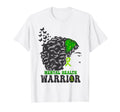 Mental Health Warrior Messy Bun Afro T-Shirt - Trendy Graphic for Adults - T-Shirt, Sweatshirt, Hoodie