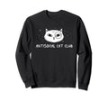 Antisocial Cat Club Introvert Cat Sweatshirt - Aesthetic Graphic Unisex - T-Shirt, Sweatshirt, Hoodie