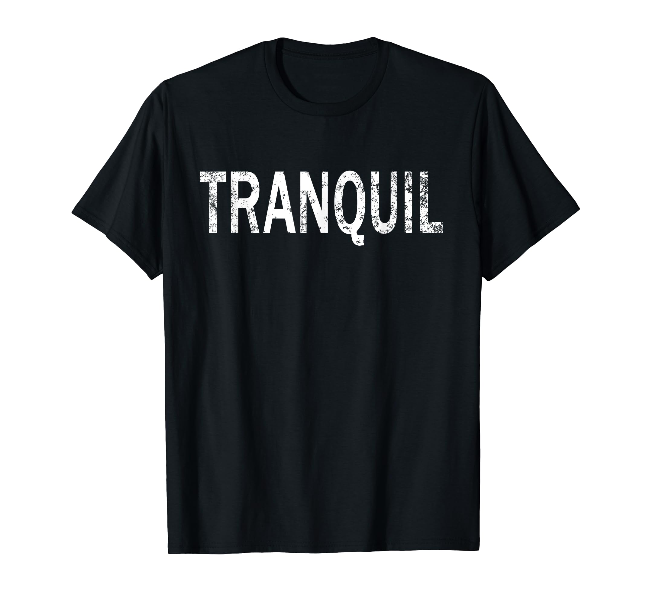 Tranquil Distressed Mindfulness T-Shirt - Casual Everyday Wear for Adults - T-Shirt, Sweatshirt, Hoodie