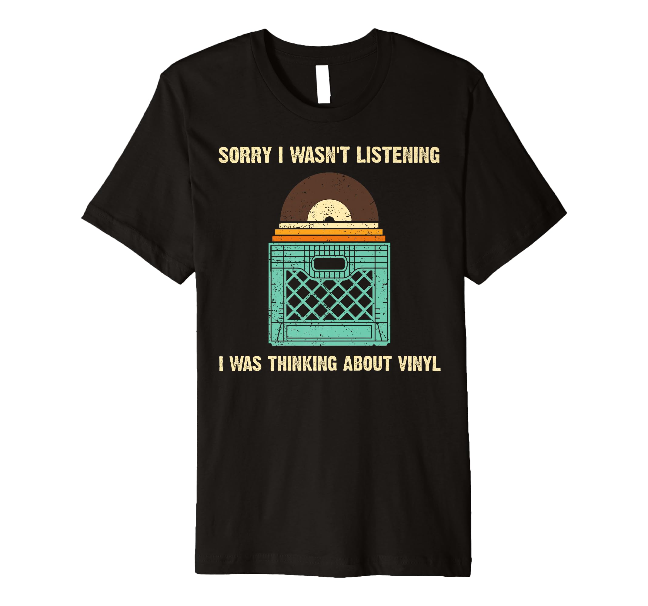Vinyl Dj Vinyl Record Lovers Music T-Shirt - Custom Art Print for Adults - T-Shirt, Sweatshirt, Hoodie