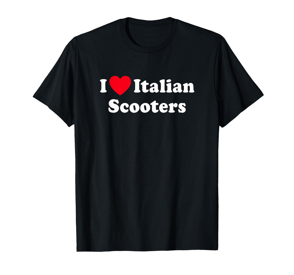 I Love Heart Italian Scooters Antique T-Shirt - Minimalist Print Men Women - T-Shirt, Sweatshirt, Hoodie