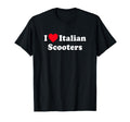 I Love Heart Italian Scooters Antique T-Shirt - Minimalist Print Men Women - T-Shirt, Sweatshirt, Hoodie